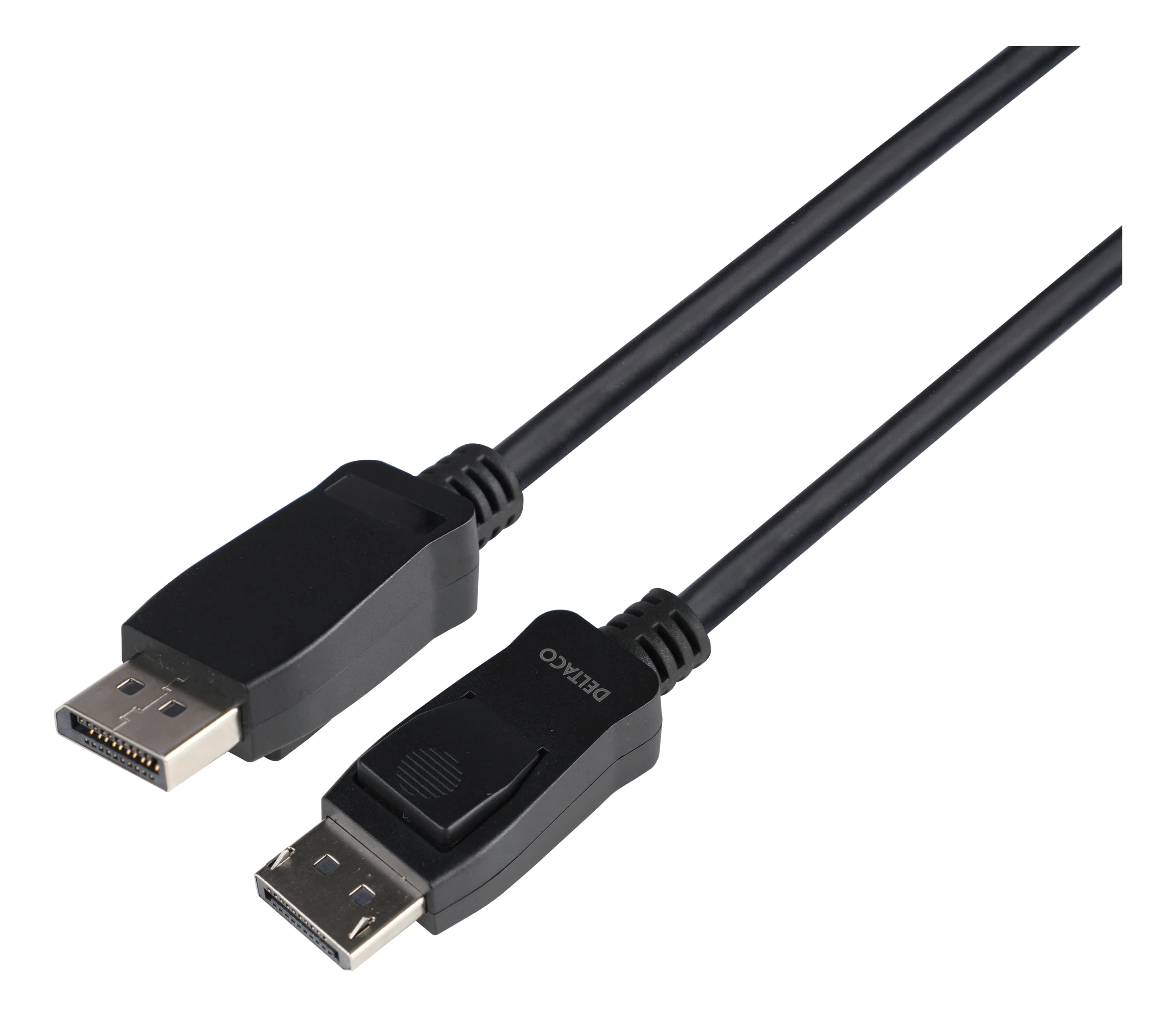 DELTACO DP8K-1030-LSZH DisplayPort 1.4 -kaapeli, jossa 8K, 3 m, musta