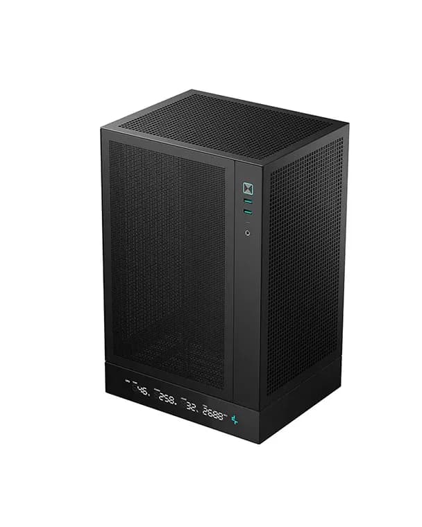 DeepCool CH170 DIGITAL -mini-ITX-kotelo, musta