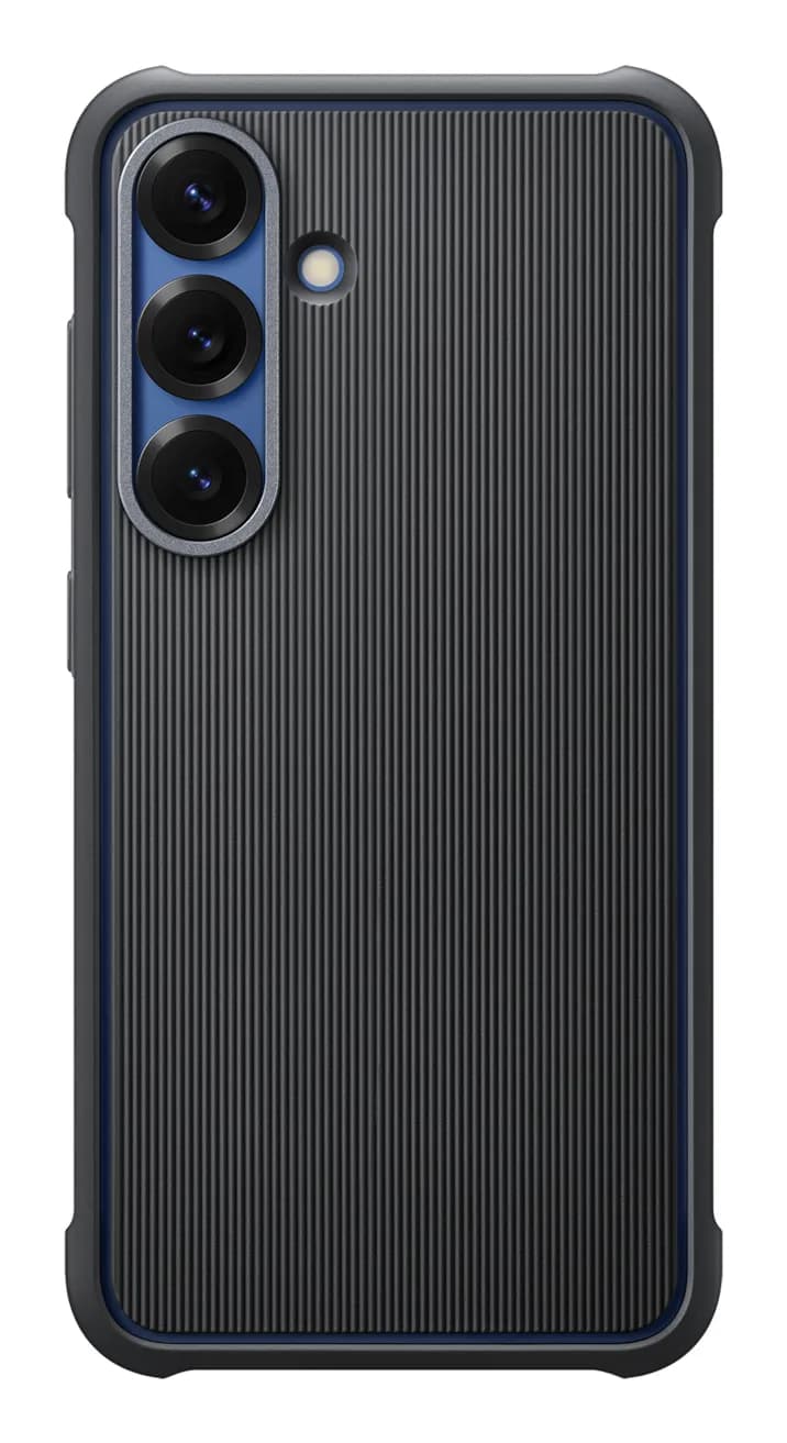 Samsung Galaxy S25 Rugged Case -suojakuori, Musta
