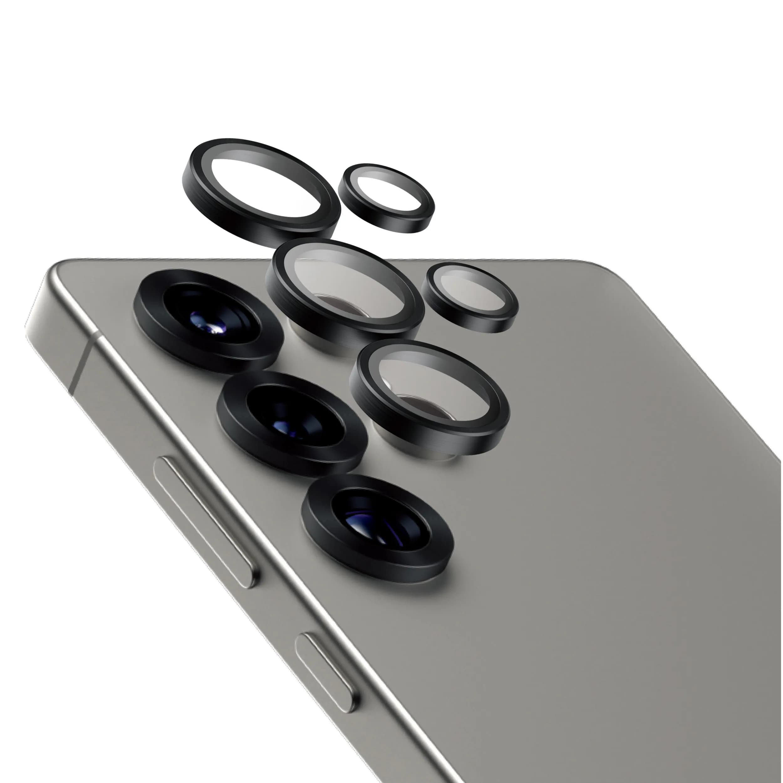 PanzerGlass Hoops Ceramic Lens Protector Galaxy S25 Ultra -kameran linssinsuoja