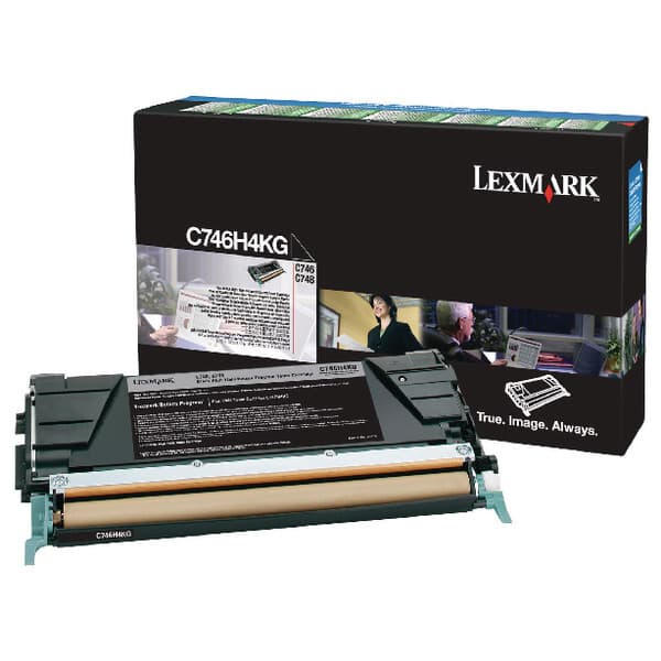 Lexmark C746H3KG High Yield -laservärikasetti, musta