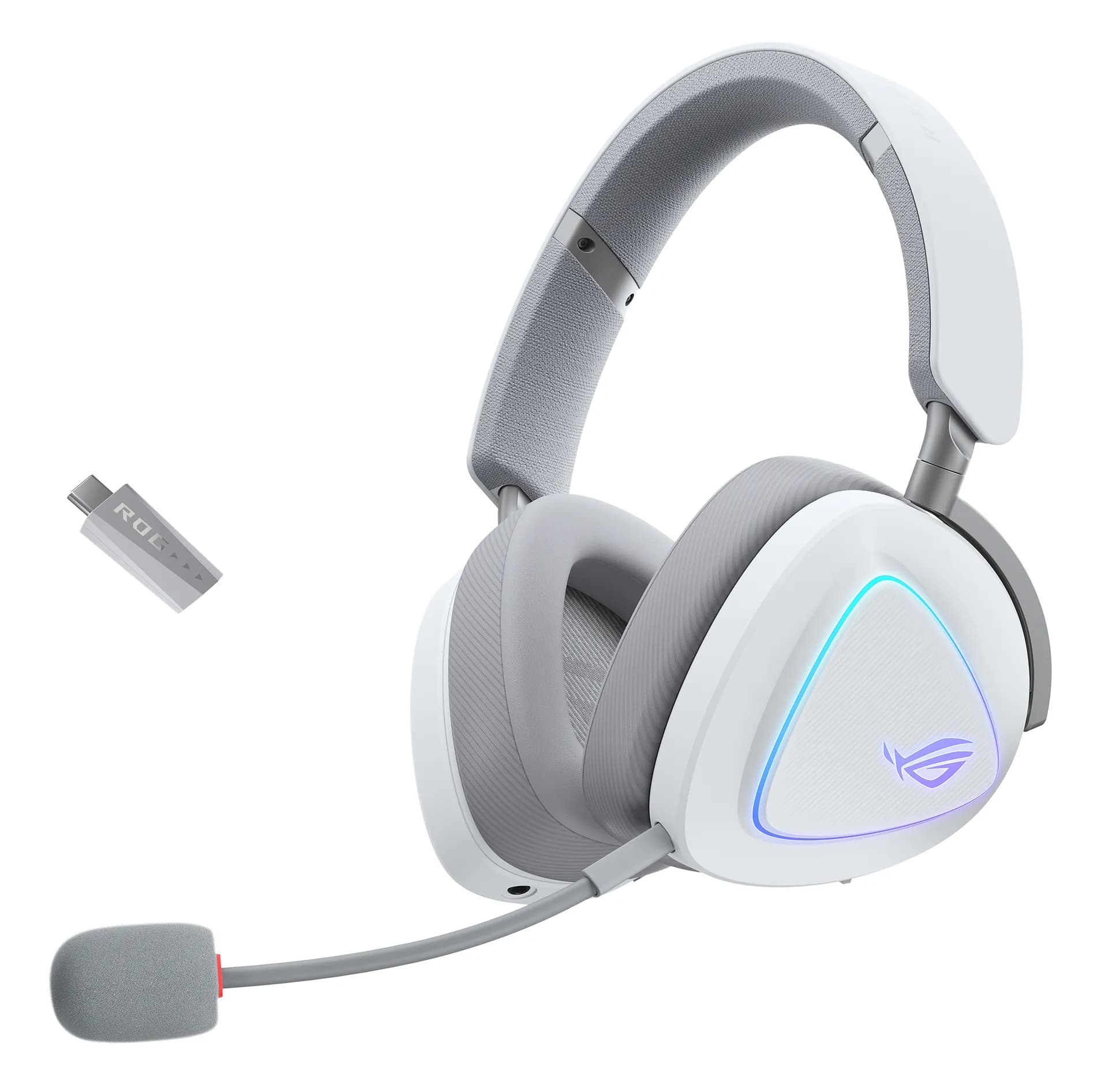 ASUS ROG Delta II -langaton pelikuulokemikrofoni, valkoinen