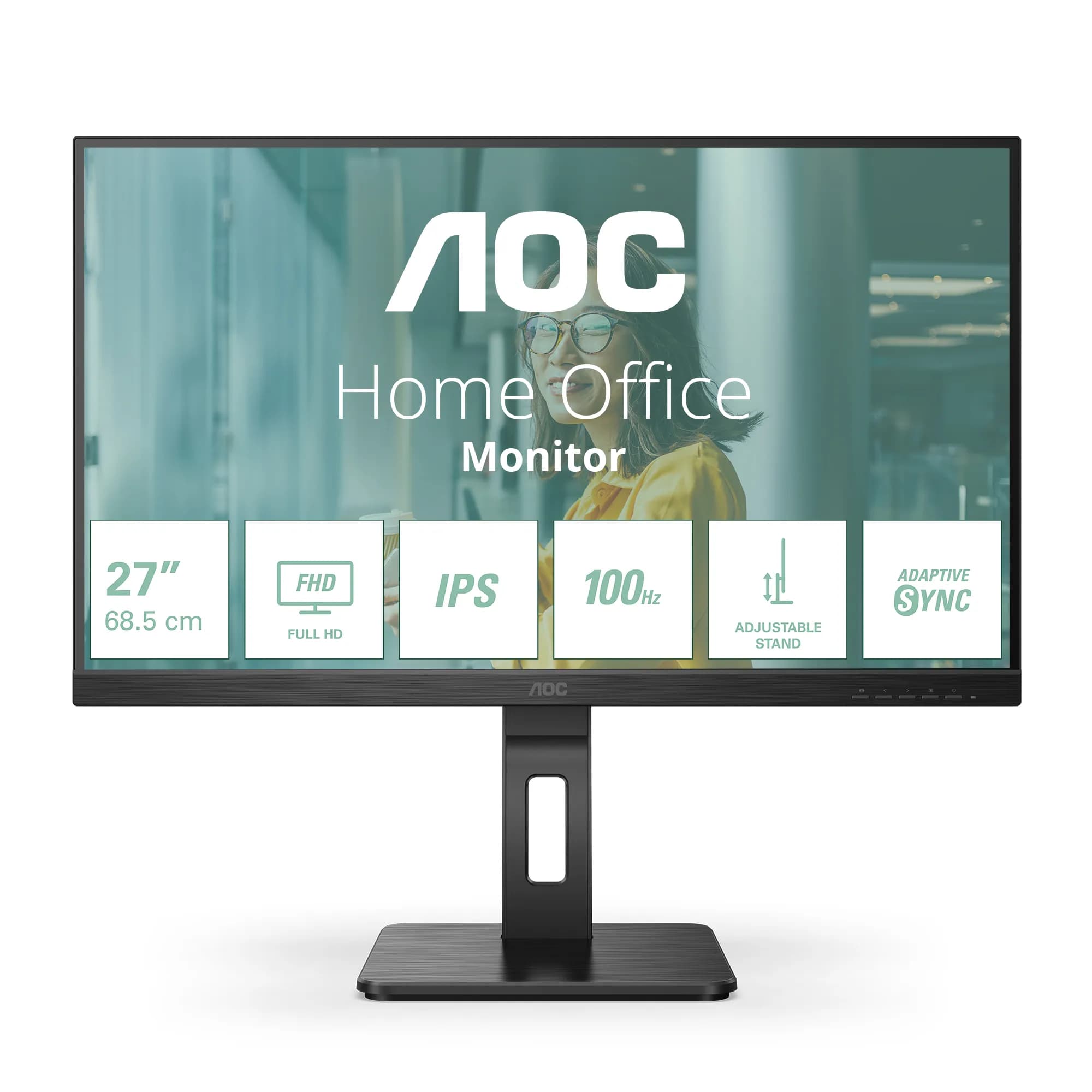 AOC 27P2Q 27"" Full HD, IPS -näyttö, USB hub