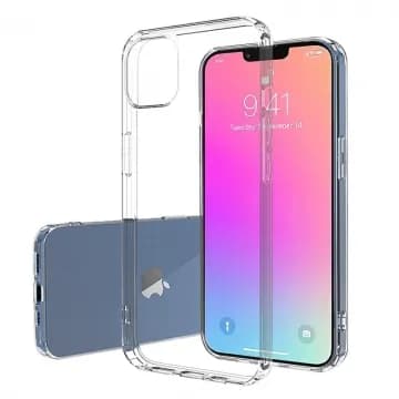 Insmat Crystal Cover, iPhone 14 Plus -suojakuori, Läpinäkyvä