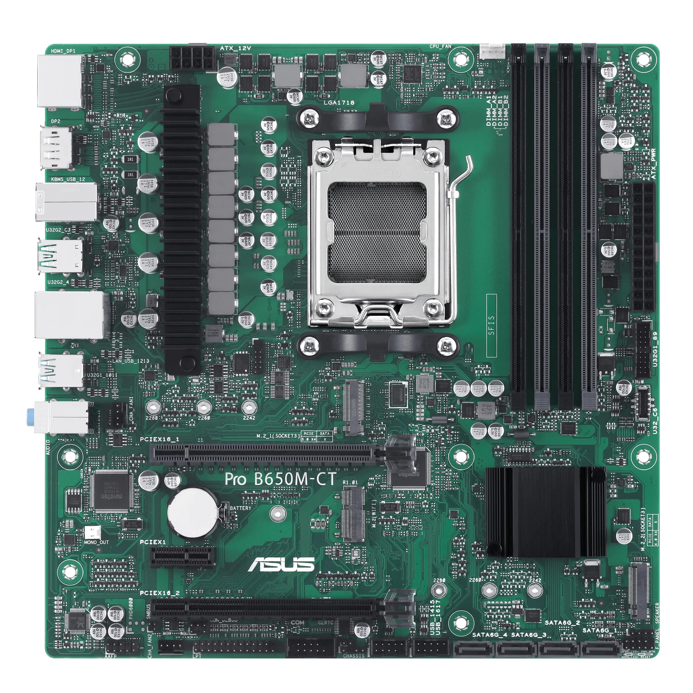Asus PRO B650M-CT-CSM AM5 mATX -emolevy