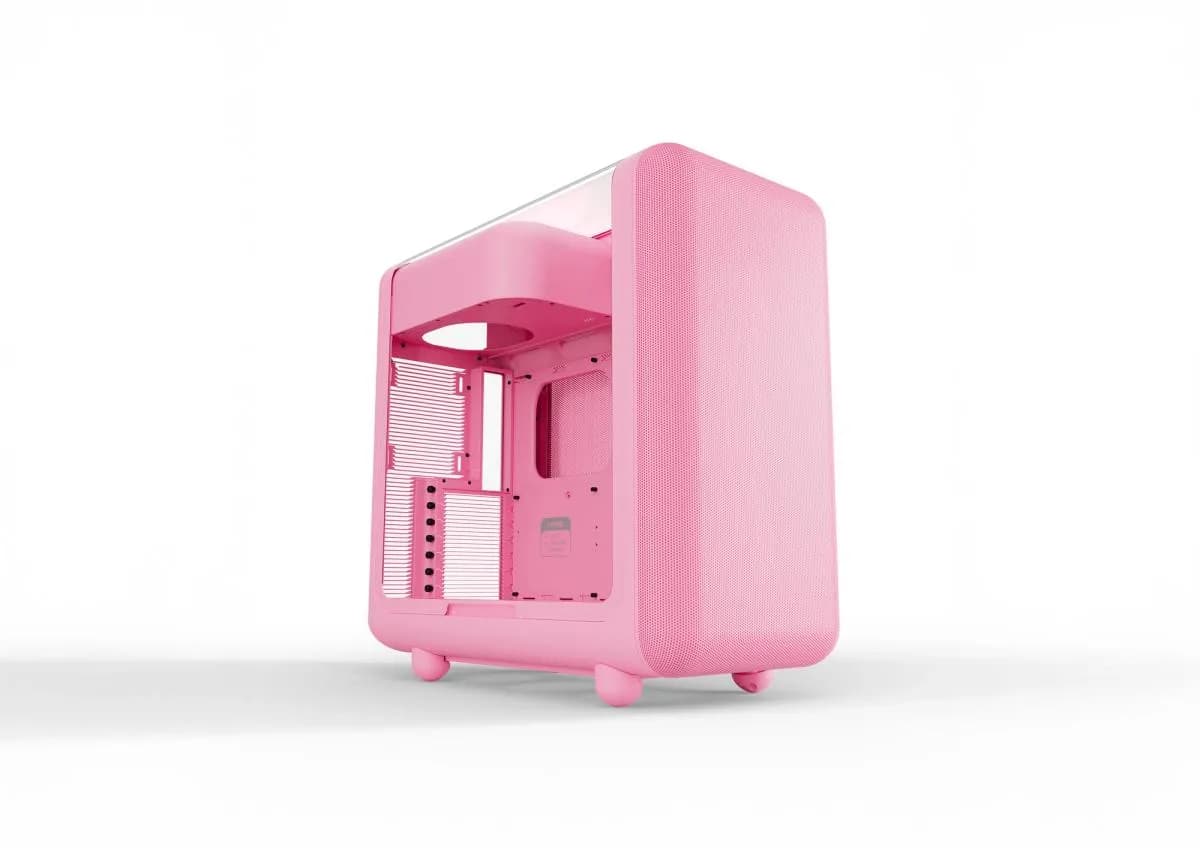 HYTE X50 -miditornikotelo ikkunalla, Strawberry Milk
