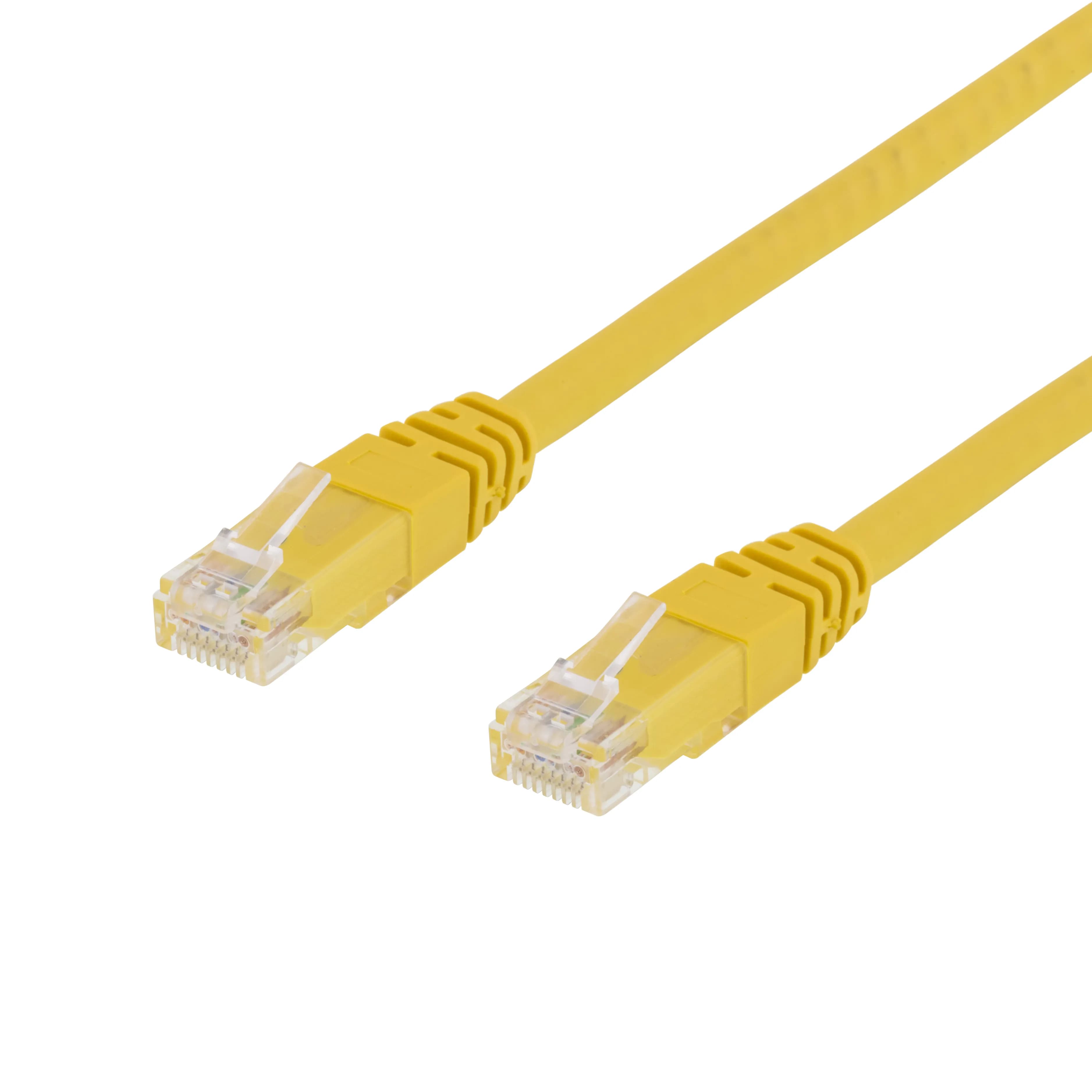 Deltaco Cat6 U/UTP RJ45 0.75m -verkkokaapeli, keltainen