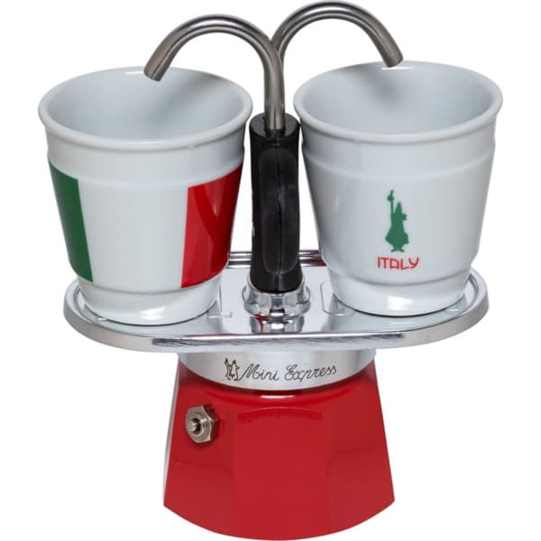 Bialetti Mini Italia -mutteripannu, 2 kuppia, alumiini