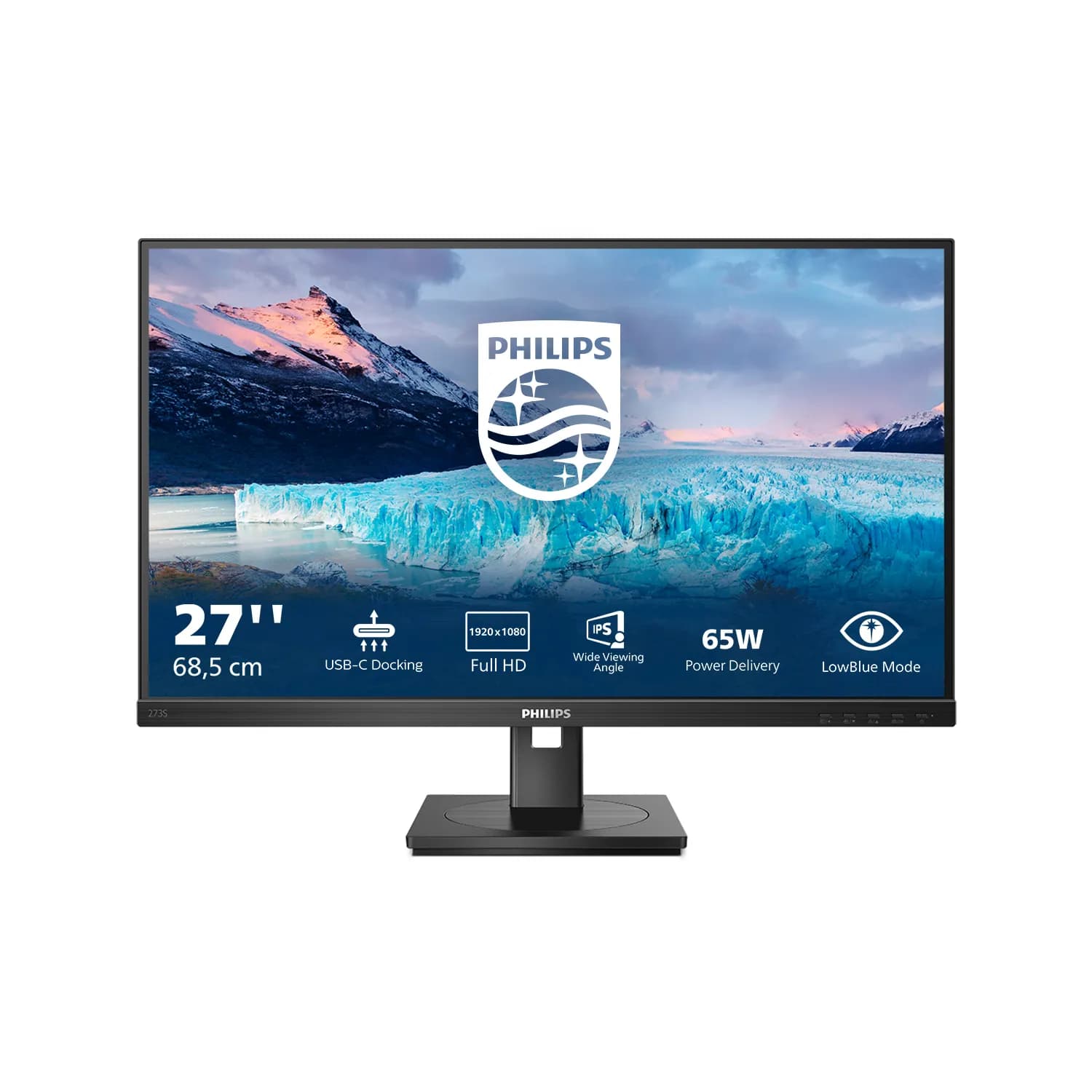 Philips 273S1/00 27"" Full HD, IPS -näyttö, USB-C hub