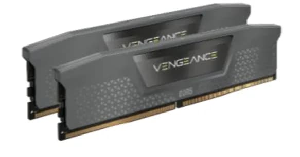 Corsair VENGEANCE 64 Gt (2 x 32 Gt) DDR5 6000 MHz, CL40 -muisti, harmaa (EXPO & XMP)