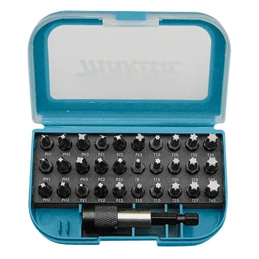 Makita P-73374 -Ruuvikärkisarja 31-osaa