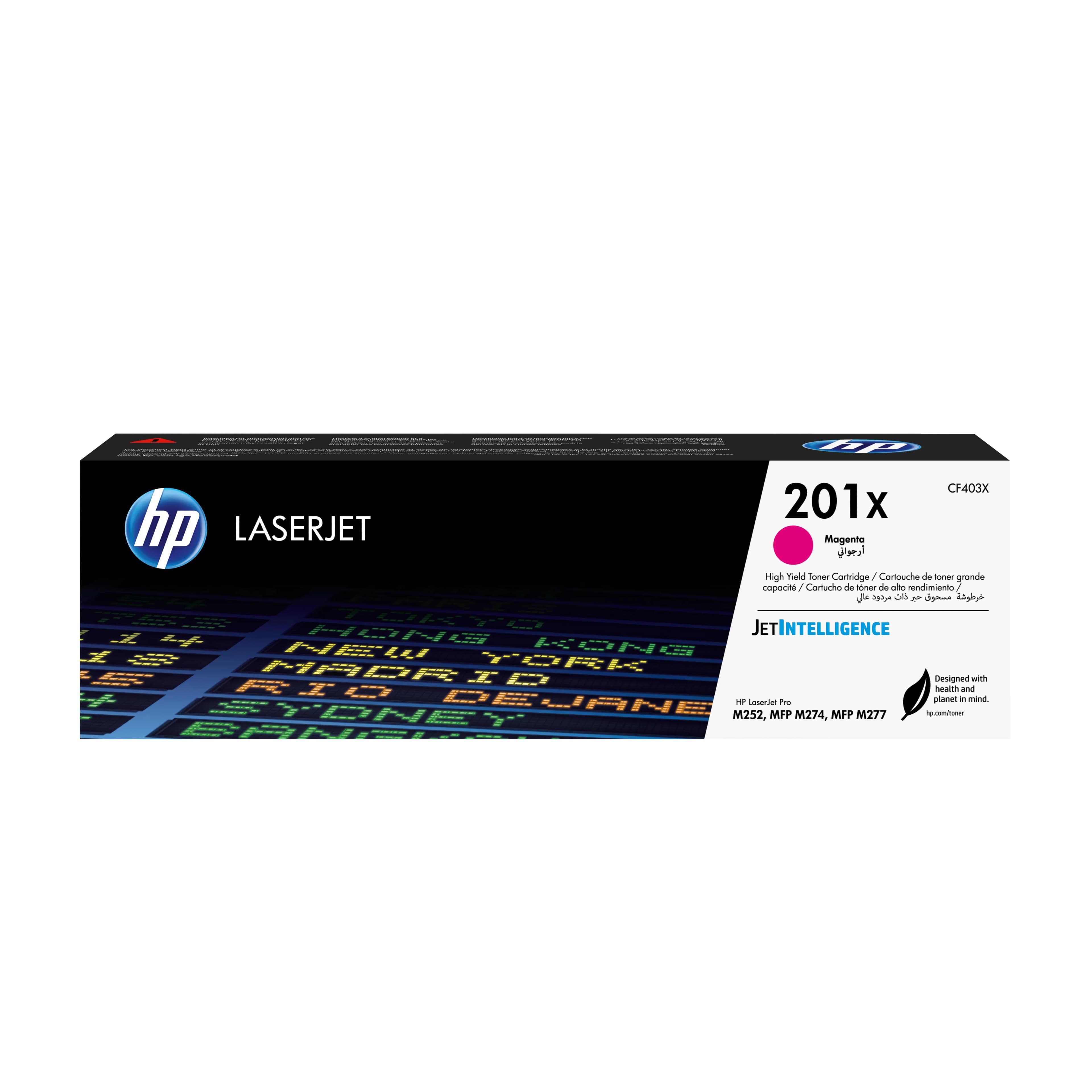 HP 201X Korkea kapasiteetti laservärikasetti, magenta
