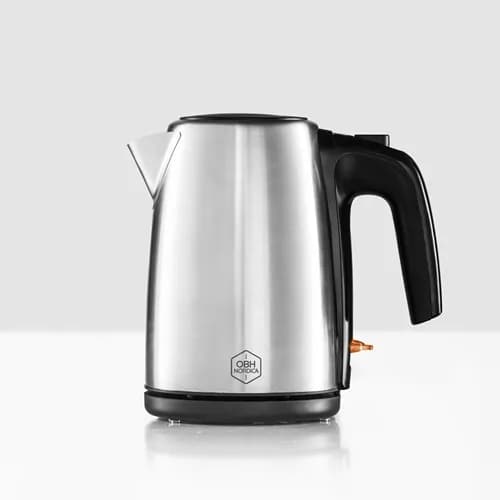 OBH Nordica Centric Inox 6408 -vedenkeitin, 1,0 l, 1650 W, ruostumaton teräs