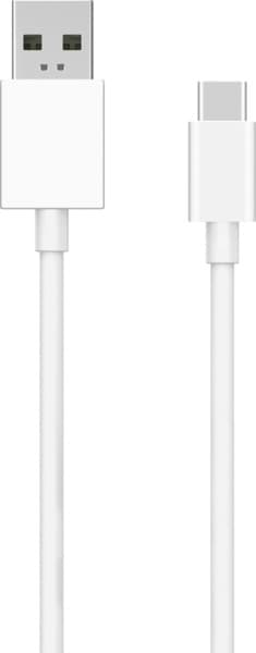 Realme SuperVOOC USB-A - USB-C 1m -kaapeli, valkoinen