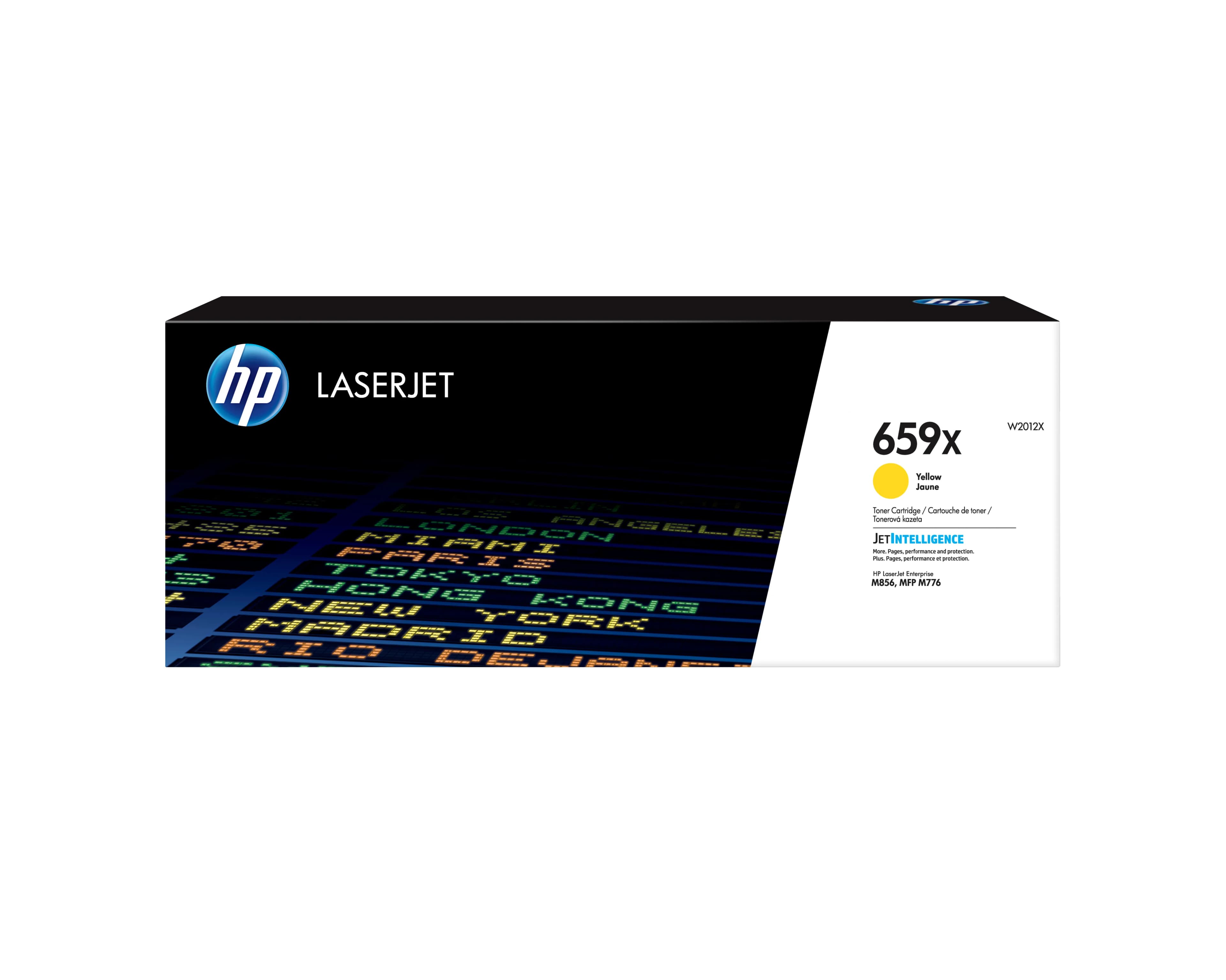 HP 659X -laservärikasetti, keltainen