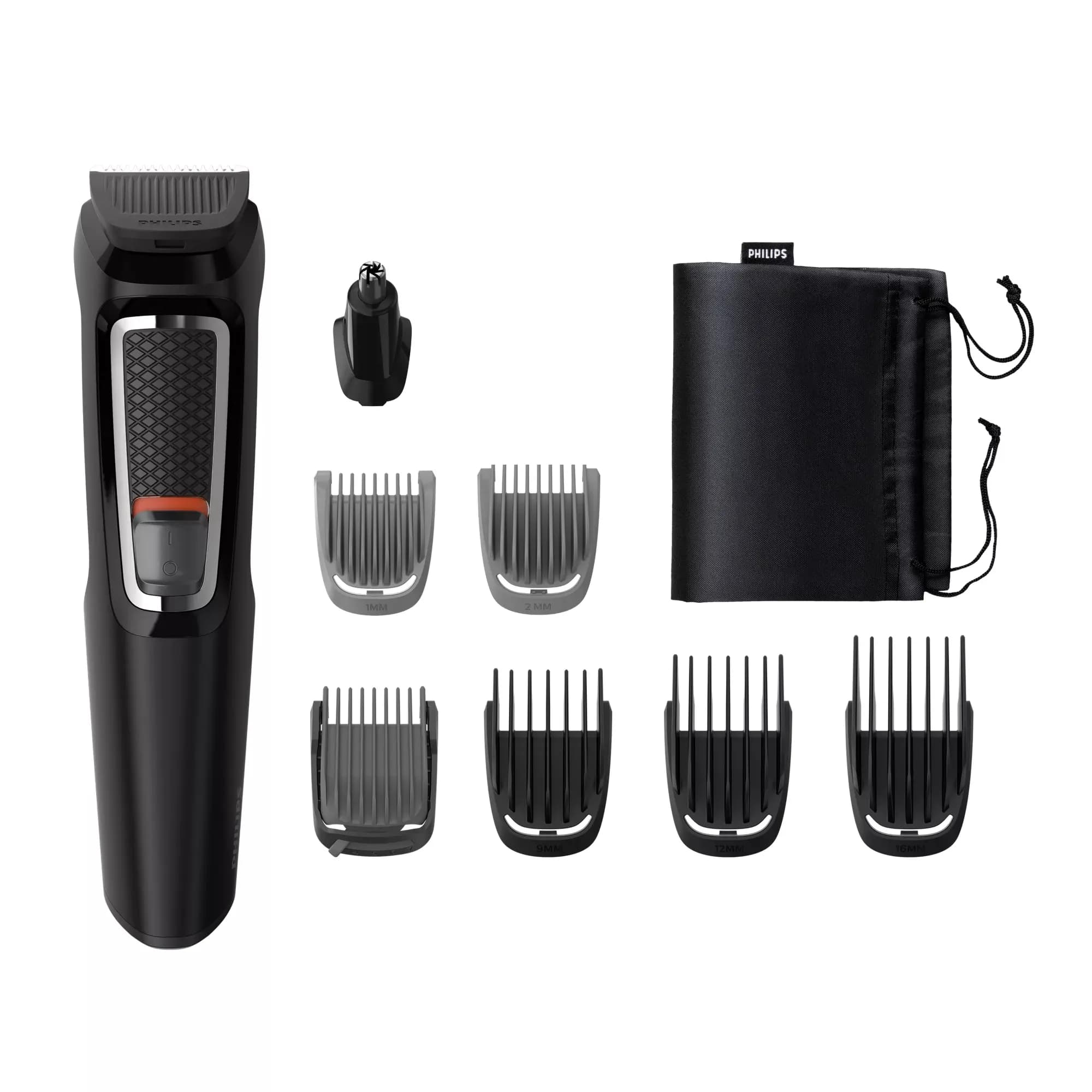 Philips Multigroom Series 3000 MG3730/15 -trimmaussarja, musta