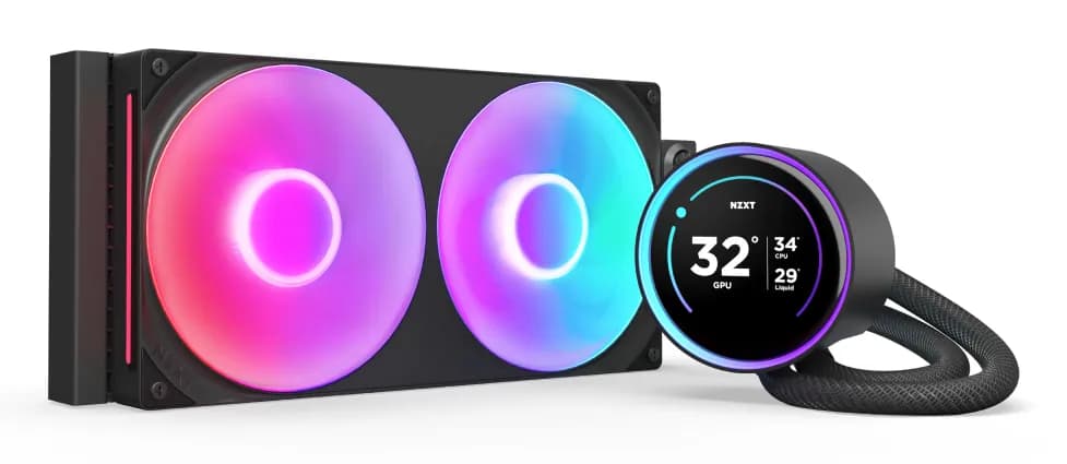 NZXT Kraken Elite V2 2024 280mm RGB -nestejäähdytin, musta