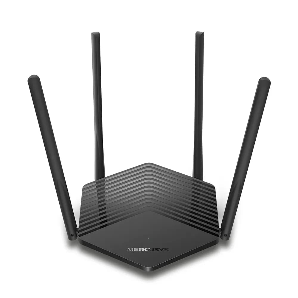 Mercusys MR60X -reititin, Wi-Fi 6, AX1500, Dual-band, musta