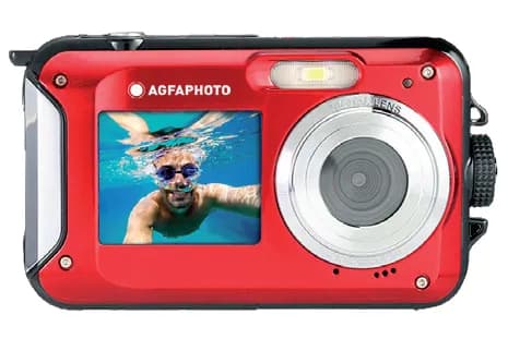 AgfaPhoto Realishot WP8000 -vedenpitävä digitaalikamera, punainen