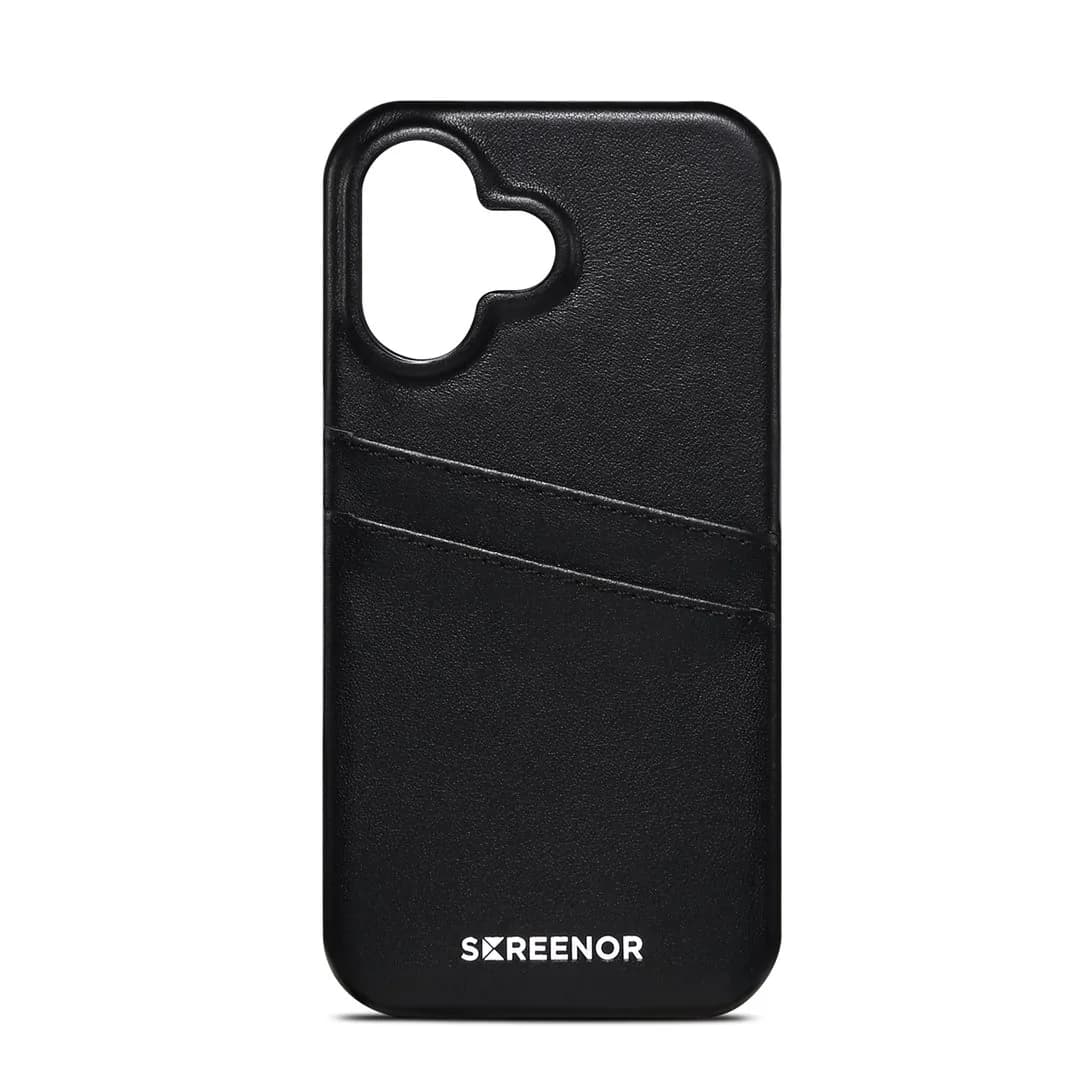 Screenor Lumo, iPhone 16 -suojakuori, Musta