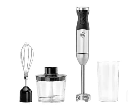 OBH Nordica Elite Mix 7715 800 W 700 ml -sauvasekoitinsarja, musta ja ruostumaton teräs
