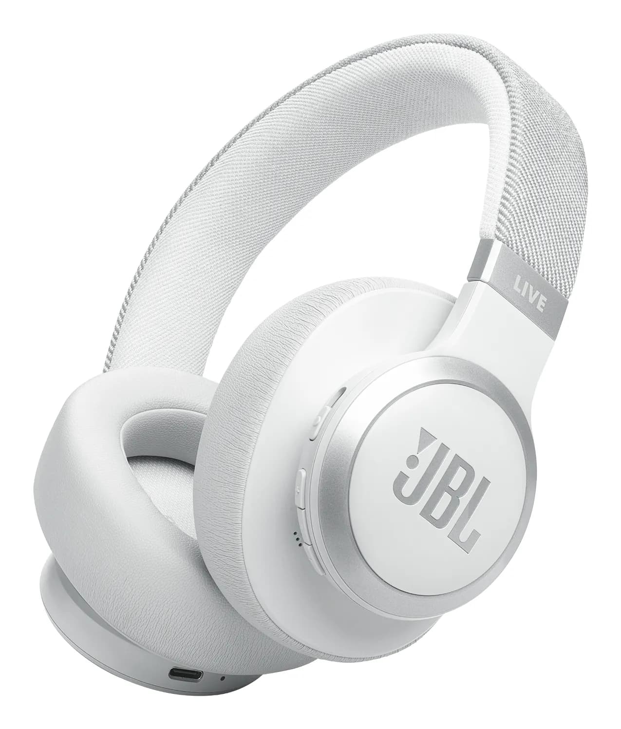JBL Live 770NC -langattomat kuulokkeet, valkoinen