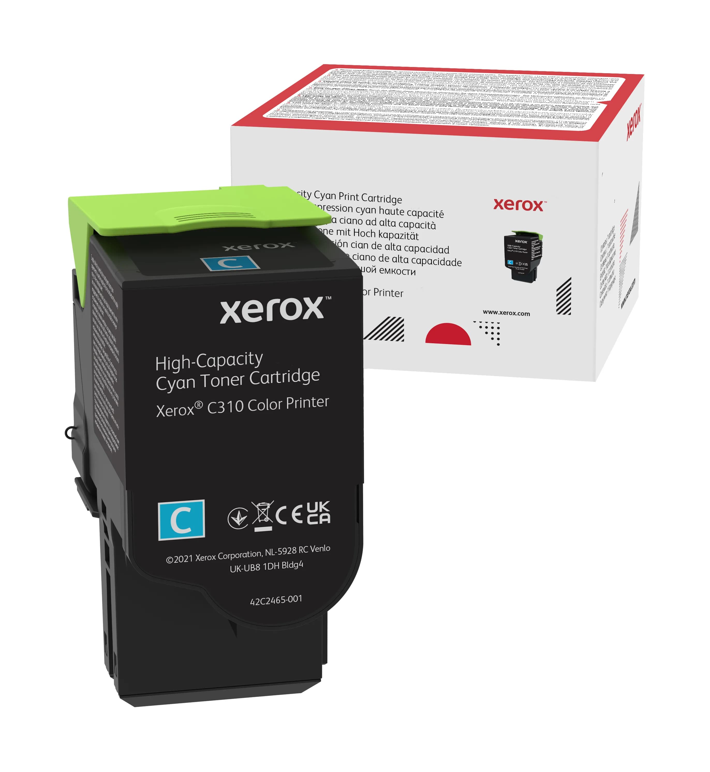 Xerox C310/C315 High Yield -laservärikasetti, syaani