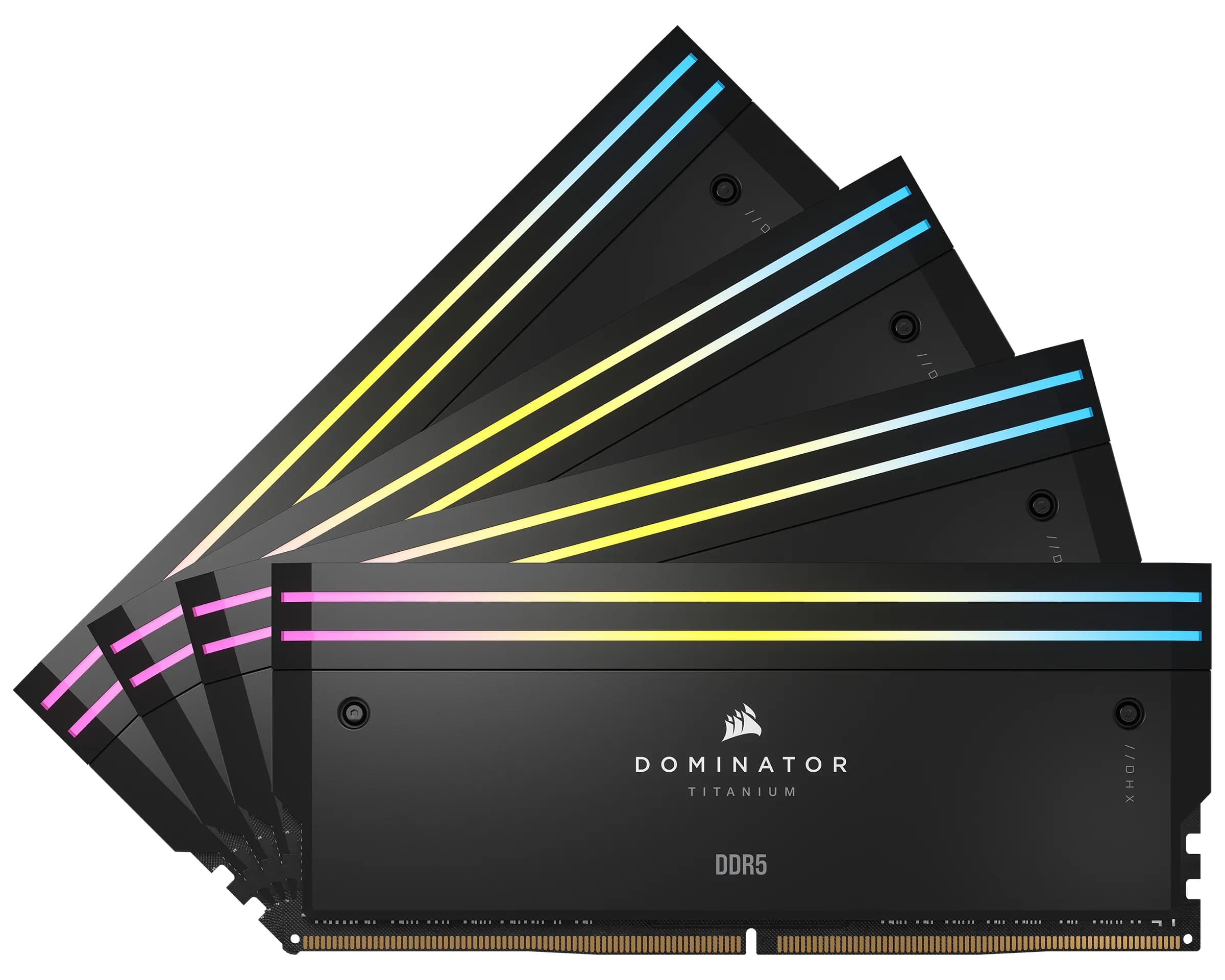 Corsair Dominator Titanium RGB 64 Gt (4 x 16 Gt) DDR5 6000 MHz, CL36 -muisti (XMP)
