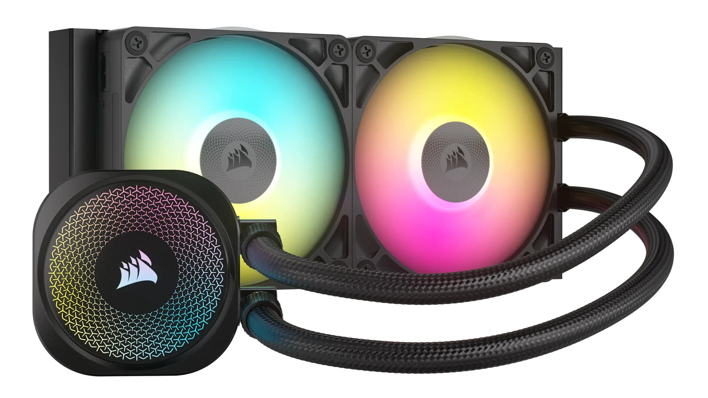 Corsair iCUE LINK TITAN RX 240mm RGB -nestejäähdytin, musta