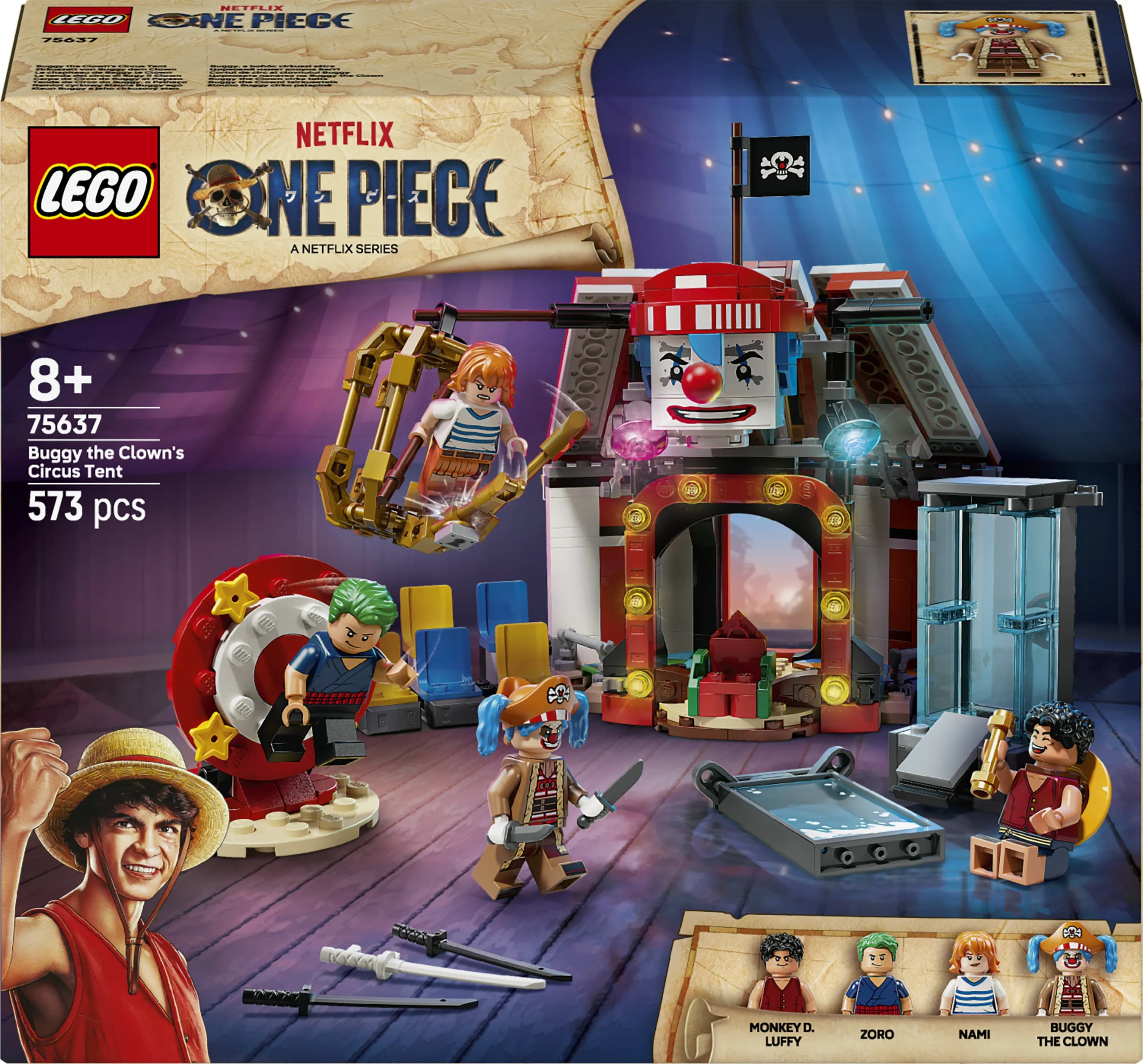 LEGO One Piece Buggy the Clownin Sirkusteltta 75637