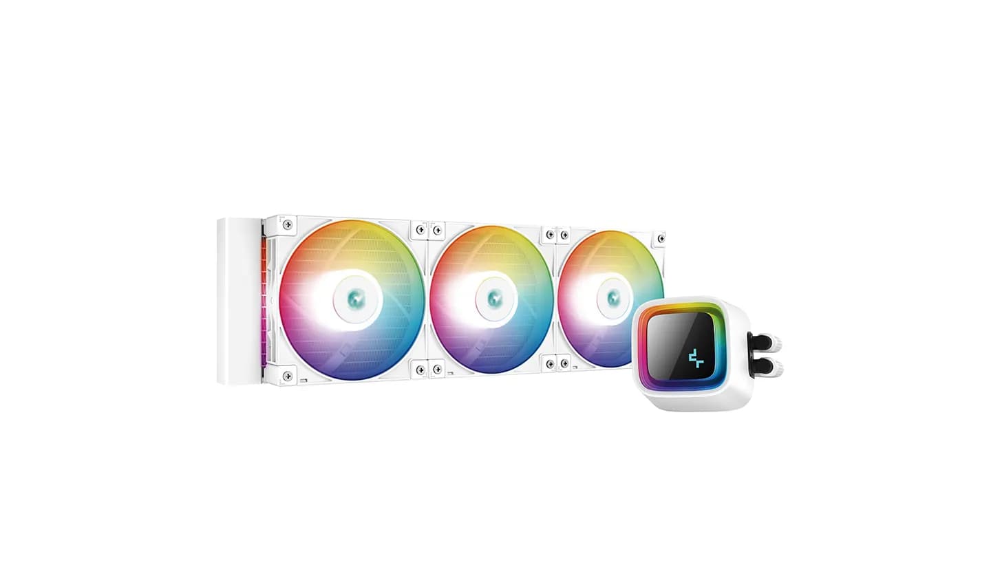 DeepCool LS720 WH 360mm ARGB -nestejäähdytin, valkoinen