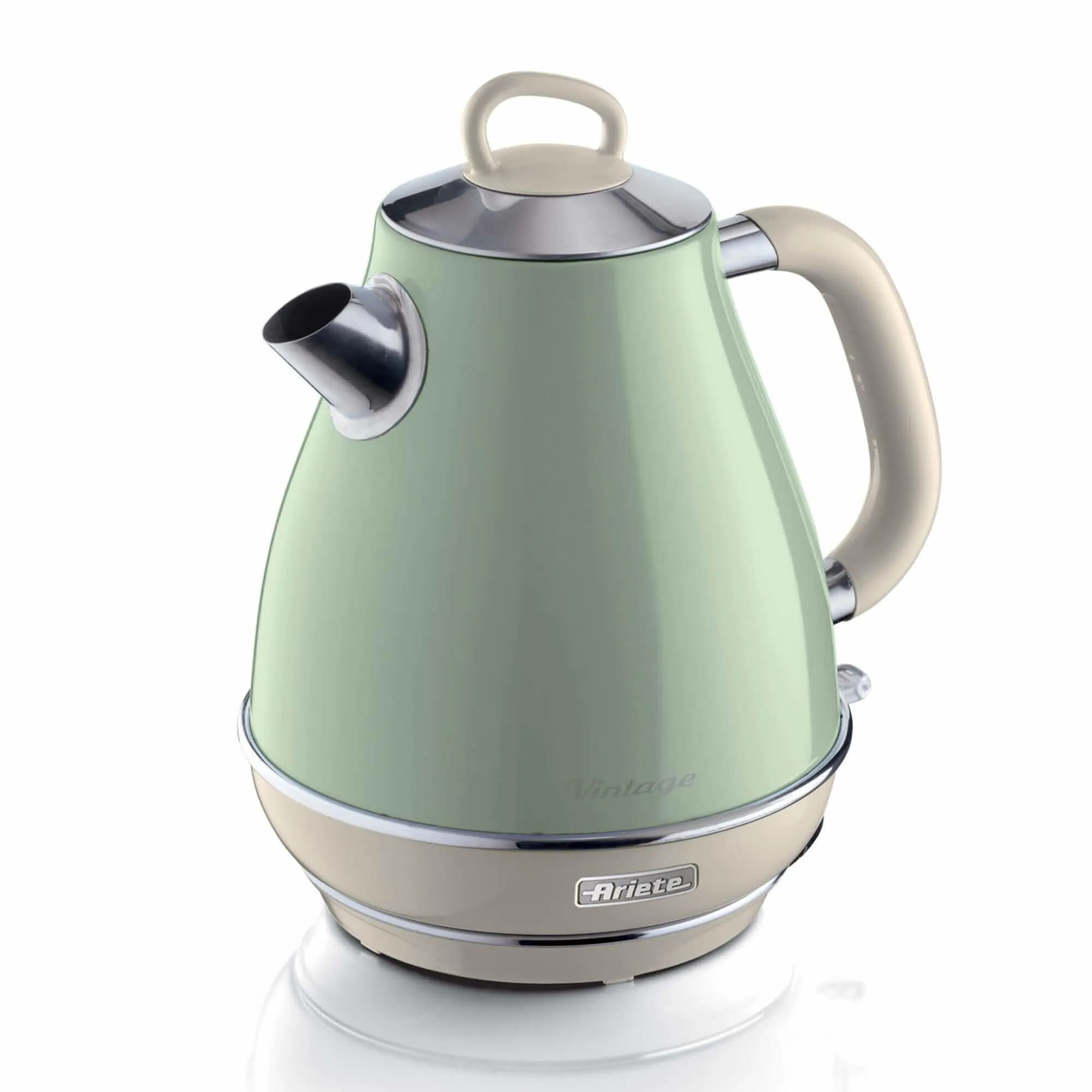 Ariete Vintage -vedenkeitin, 1,7 l, 2000 W, vihreä