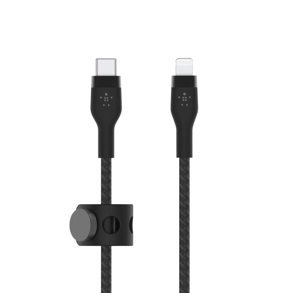 Belkin USB-C – USB-C/Lightning -kaapeli, 2 m, musta