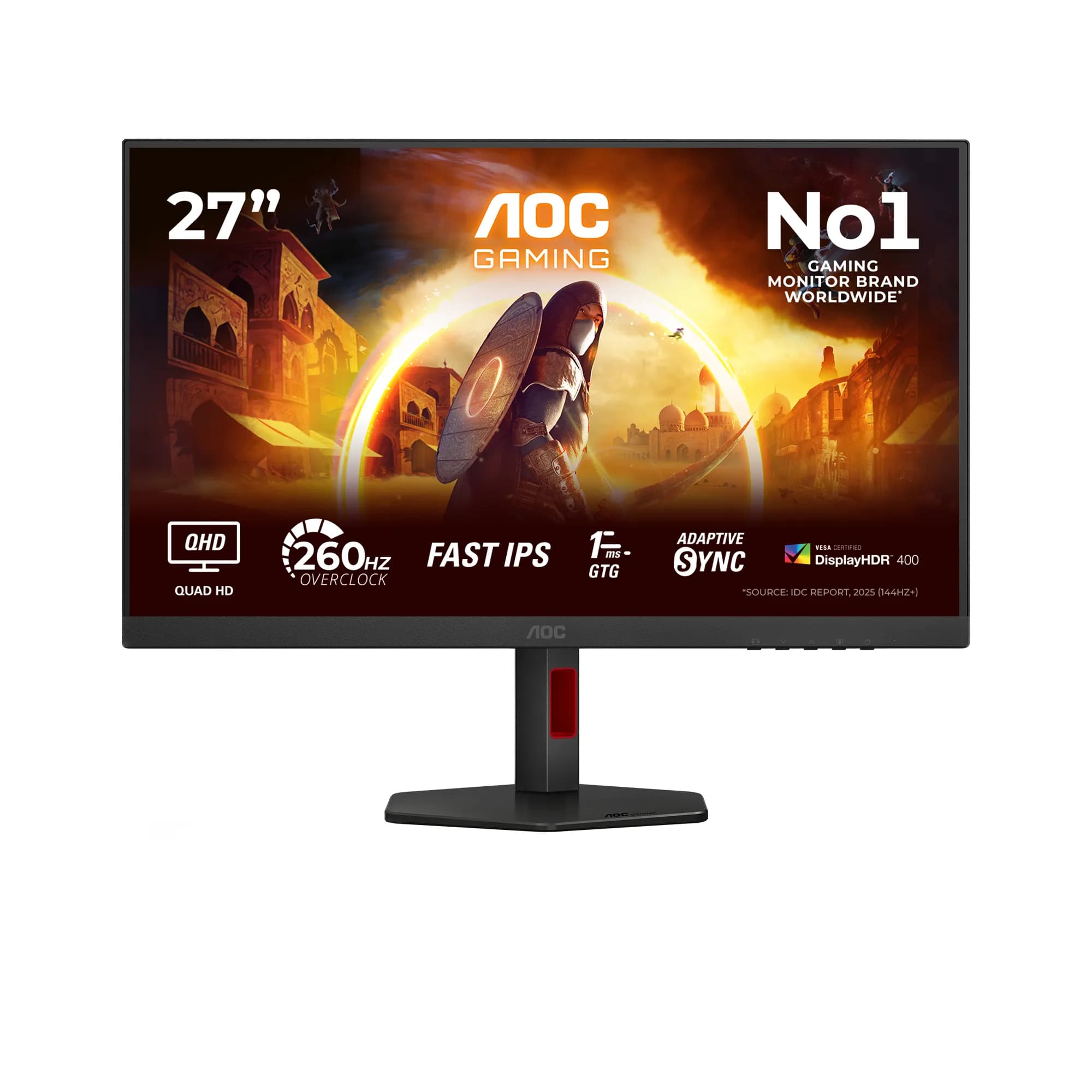 AOC Q27G4ZR 27"" QHD, IPS -pelinäyttö