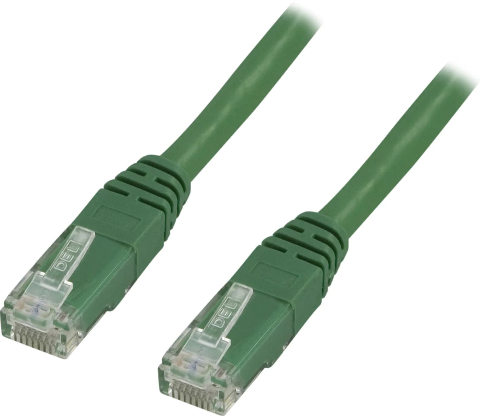 Deltaco Cat5e UTP RJ45 2m -verkkokaapeli, vihreä