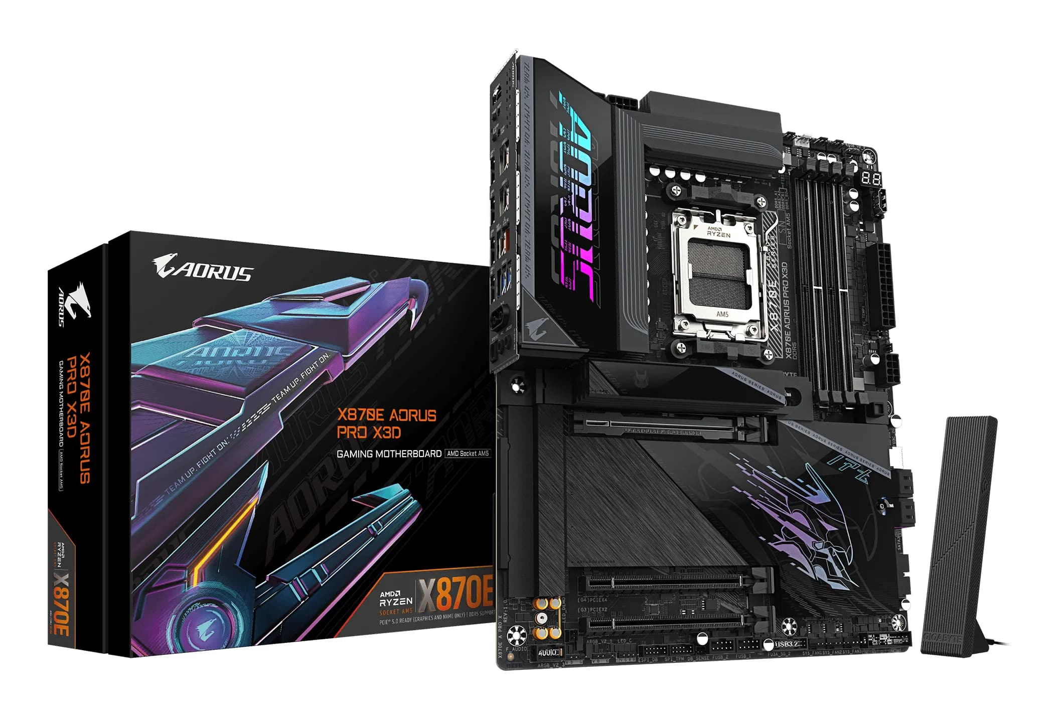 Gigabyte AORUS X870E PRO X3D WiFi 7 AM5 ATX -emolevy