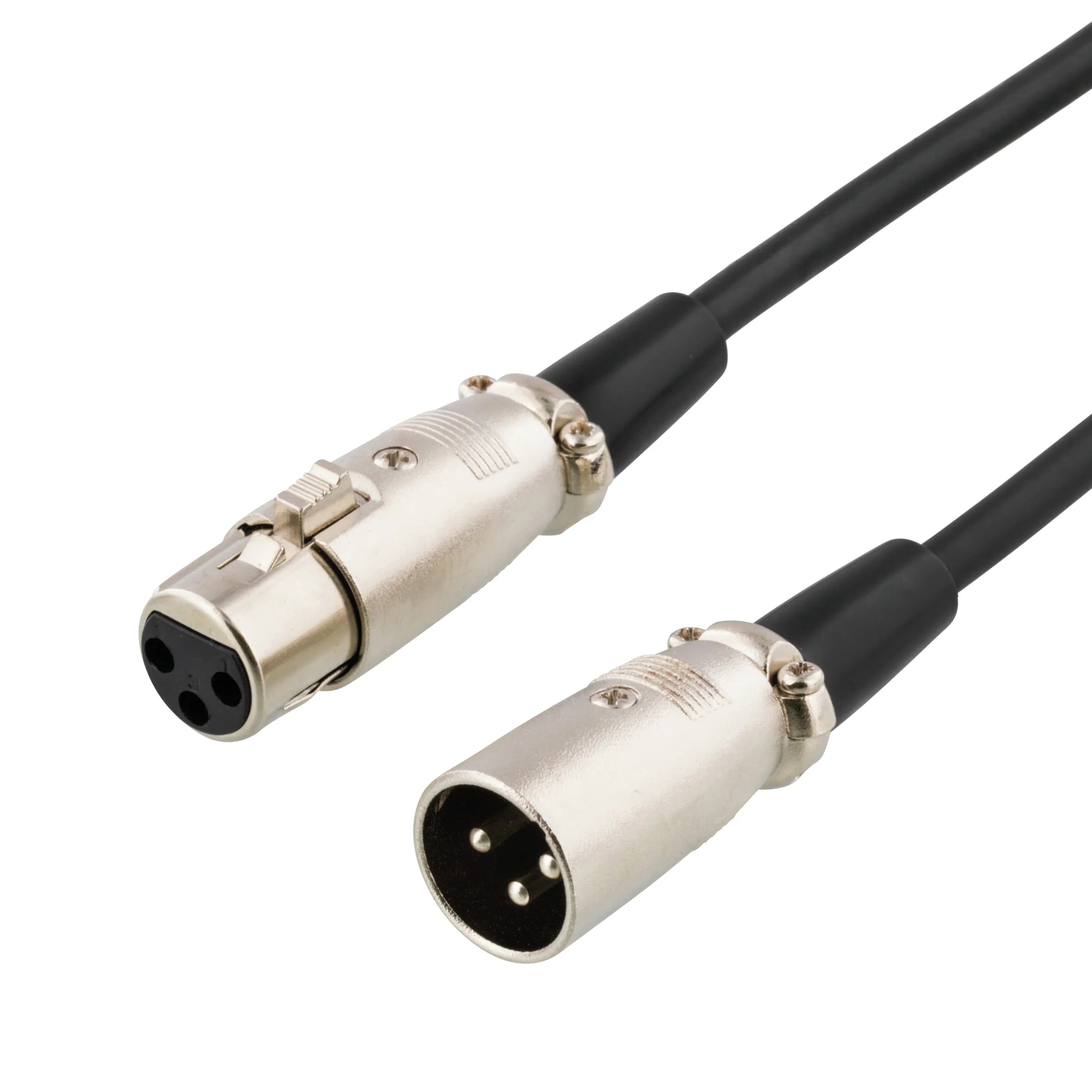 Deltaco XLR-1200 XLR -audiokaapeli, 20 m, musta