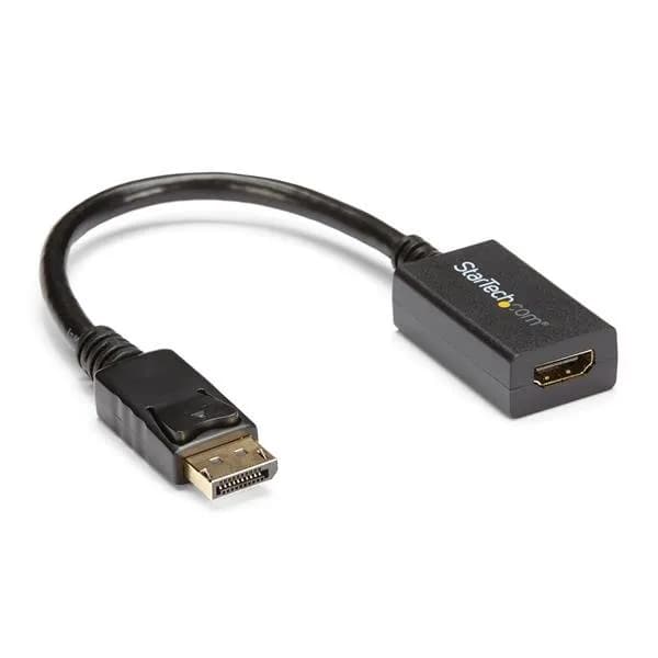 Startech DisplayPort – HDMI 1.2 -kaapeli, 0,21 m, Musta