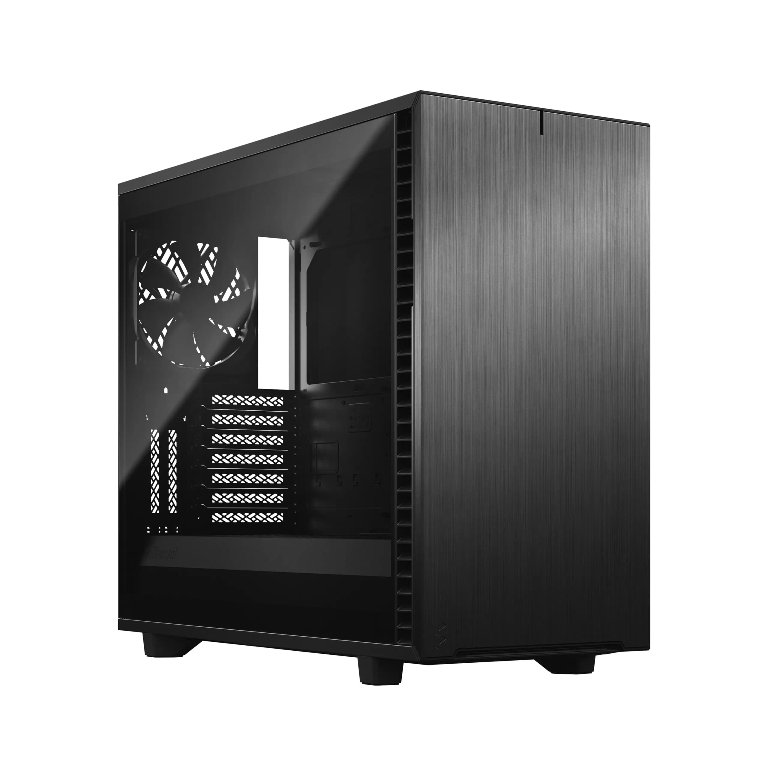 Fractal Design Define 7 -miditornikotelo ikkunalla, musta