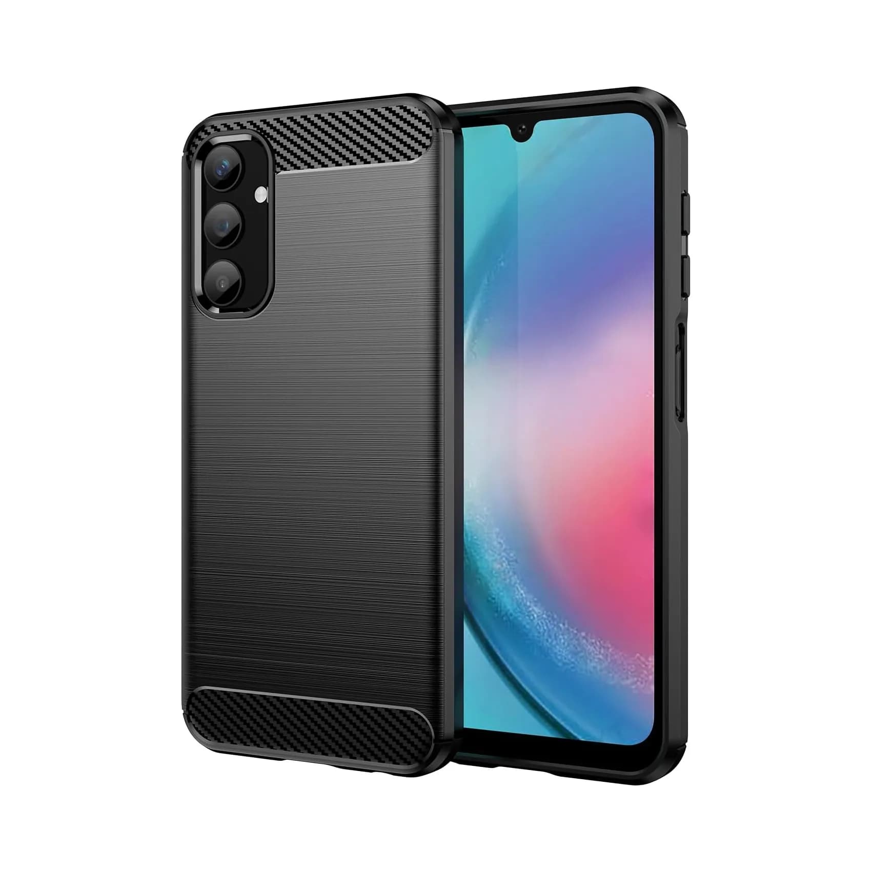Insmat Carbon & Steel Galaxy A25 -suojakuori