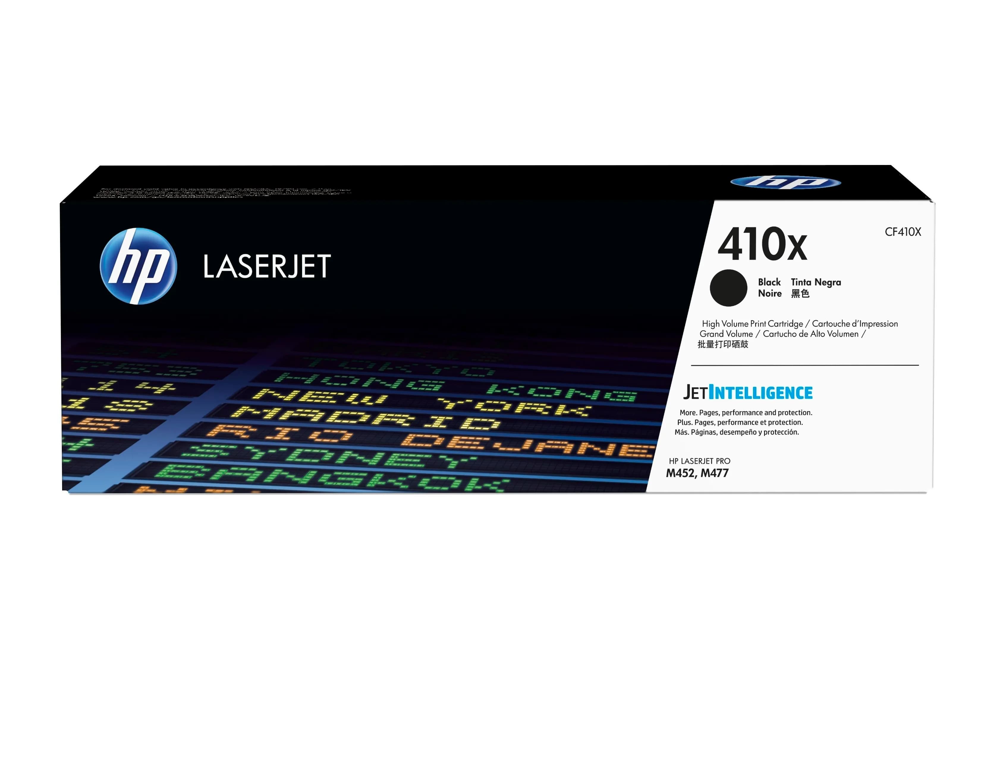 HP CF410X Suurkapasiteetti-laservärikasetti, musta