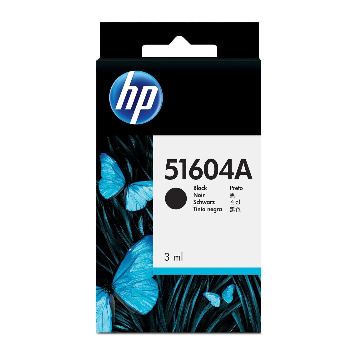 HP 51604A-tulostuspää, 1 ml, musta