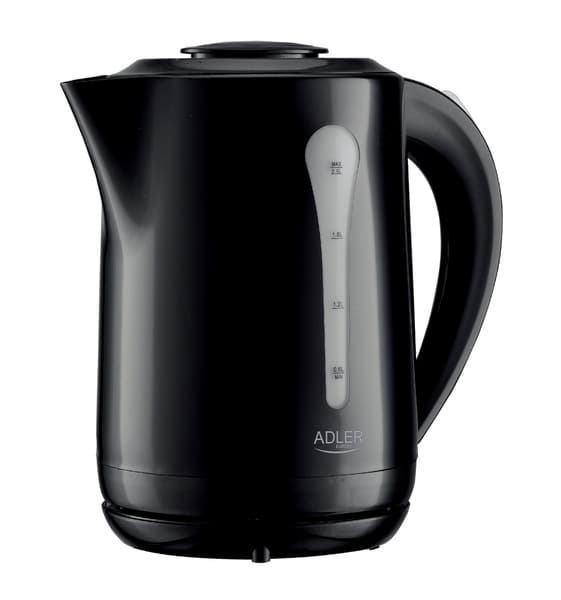 Adler AD 1244b -vedenkeitin, 2,5 l, 2200 W, musta