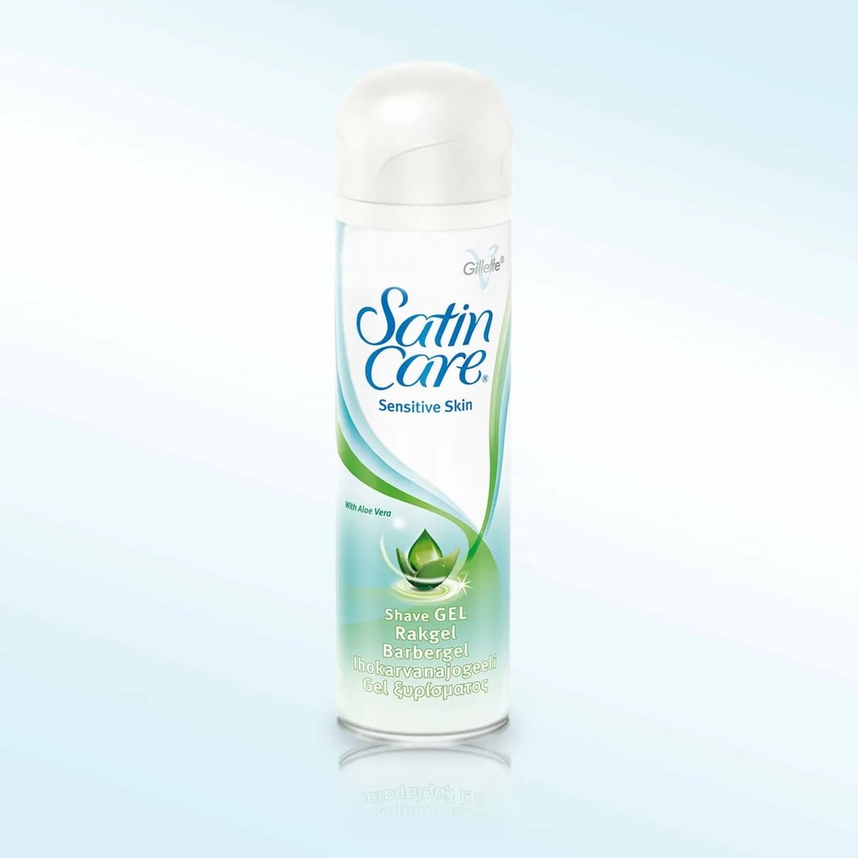Gillette Satin Care Sensitive Skin Aloe Vera Glide 200 ml -parranajogeeli
