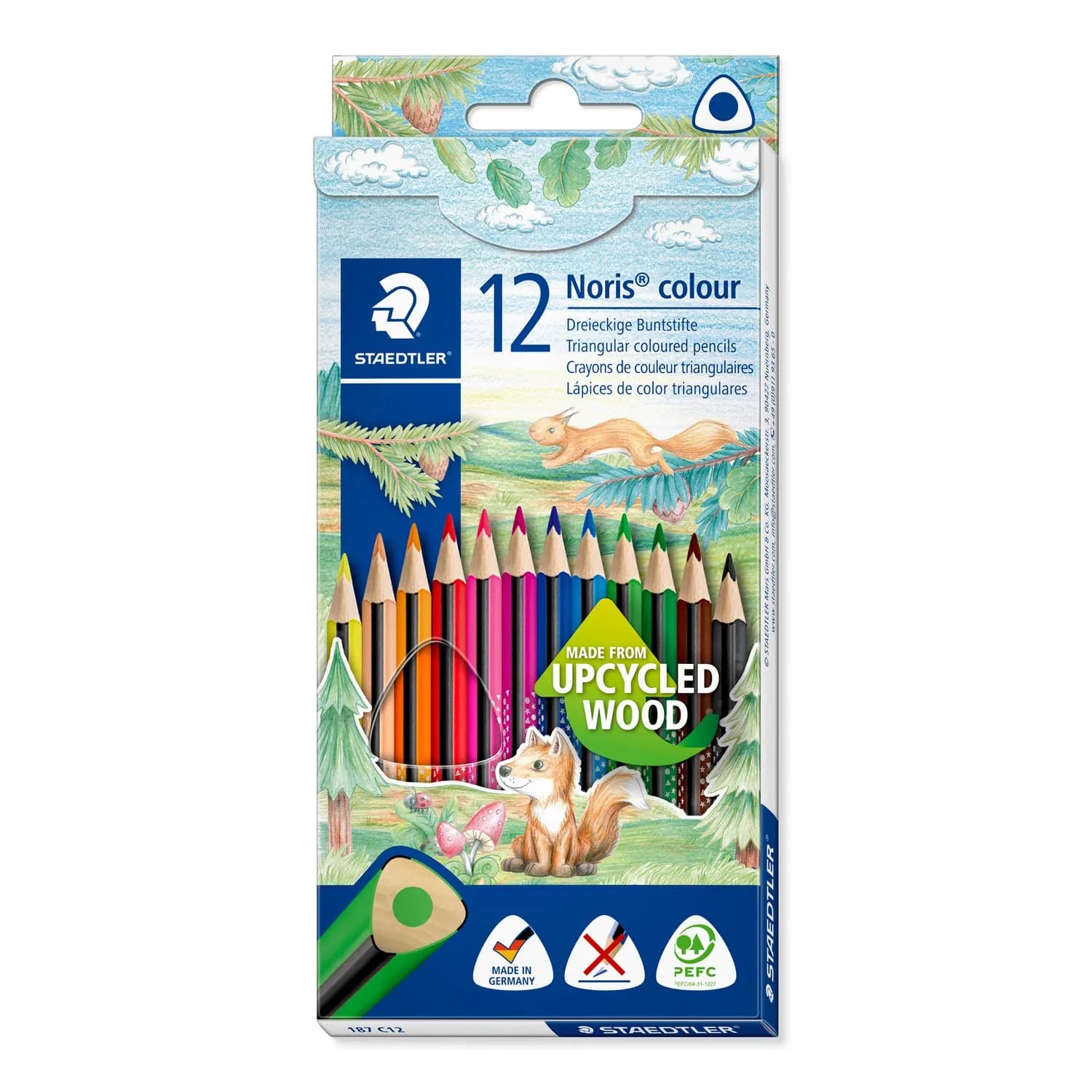 Coloured pencil Noris WOPEX triangular (12)