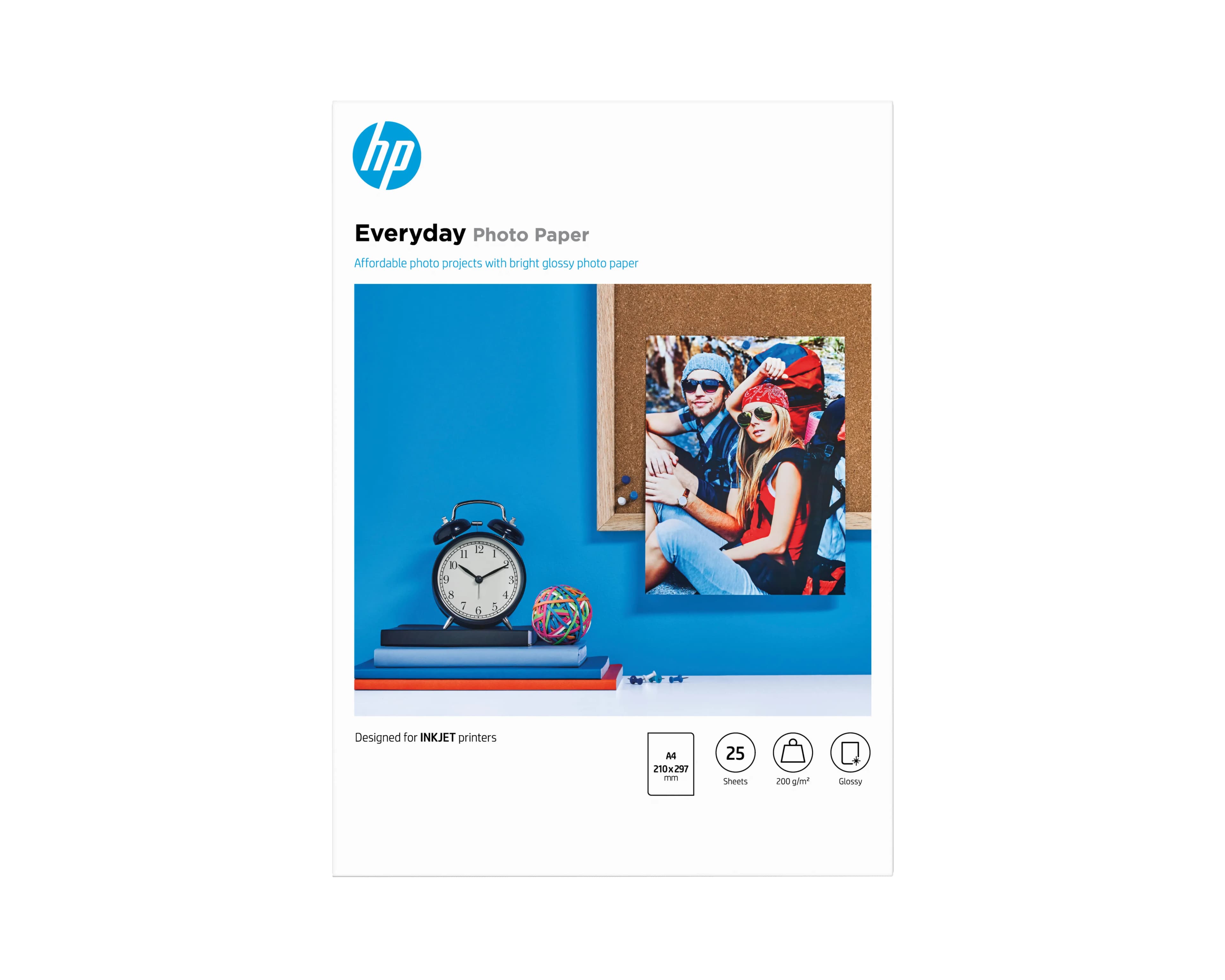 HP Everyday Fotopaper semigloss A4 25sheet OneSided