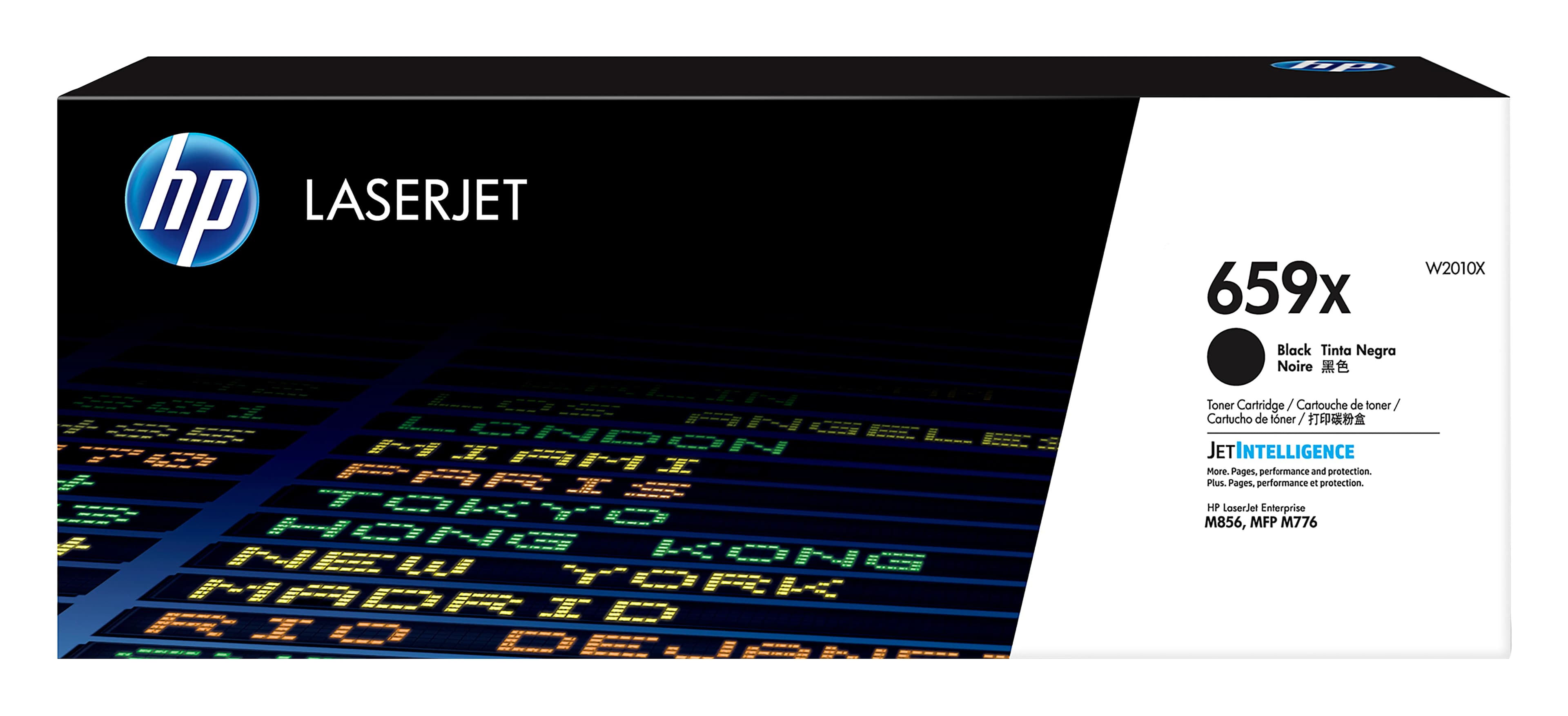 HP 659X Suurikapasiteettinen -laservärikasetti, musta