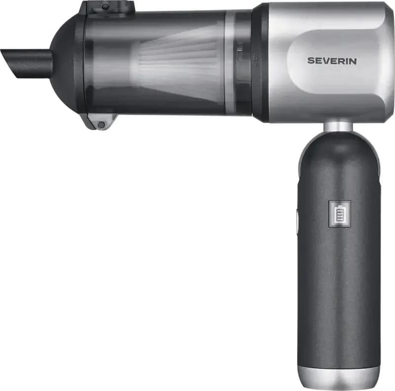 SEVERIN HV7135 S-Power DuoBoost 0.1L 120W -käsikäyttöinen imuri, harmaa
