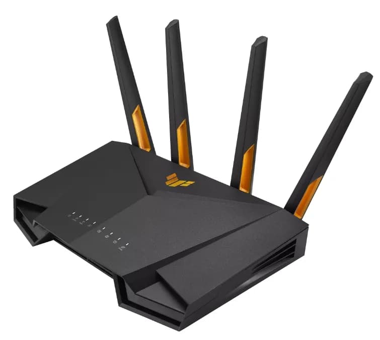 Asus TUF Gaming AX4200 -pelireititin, Wi-Fi 6, AX4200, Dual-band, 2,5G WAN -portilla, musta