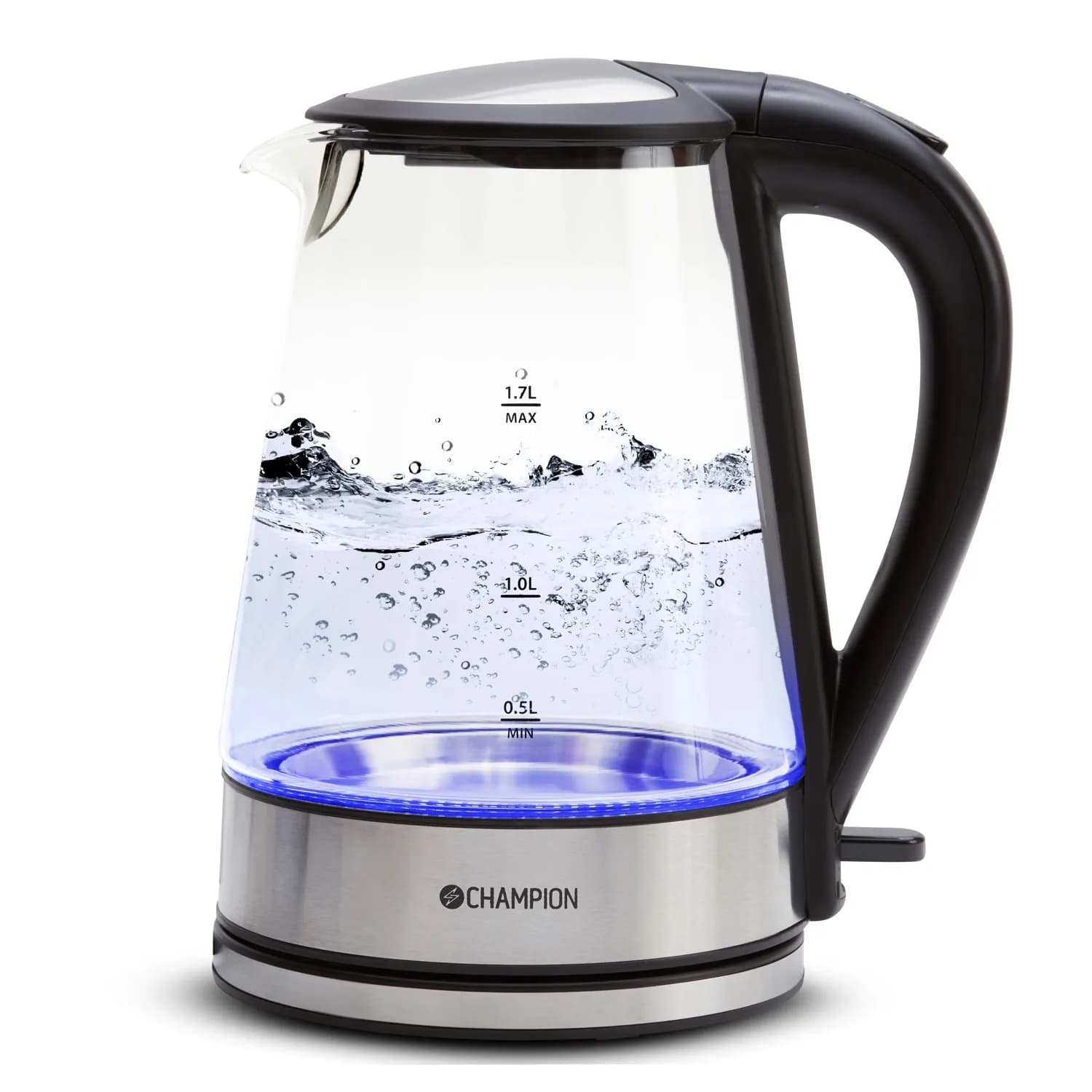 Champion VK220 -vedenkeitin, 1,7 l, 2200 W, kirkas
